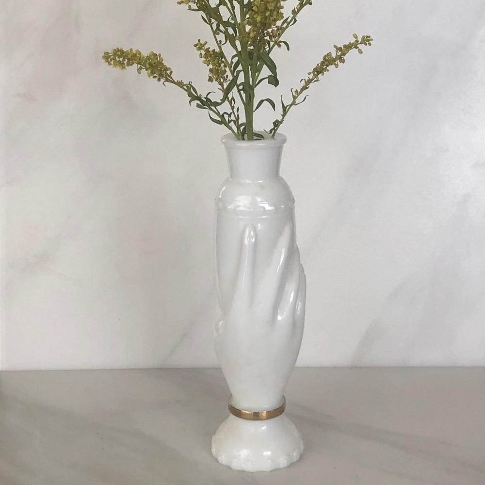 Milk Glass Vase